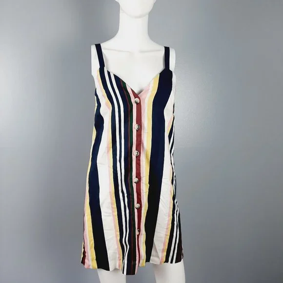 Topshop button front hot sale dress